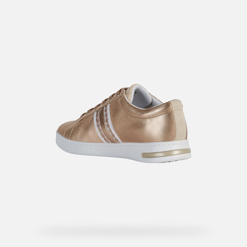 Geox Sneakers Gold Jaysen - Geox Womens Shoes - XKGDCJ428